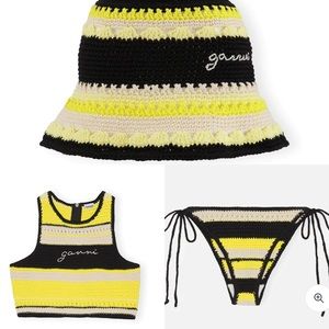 Ganni crochet swimsuit